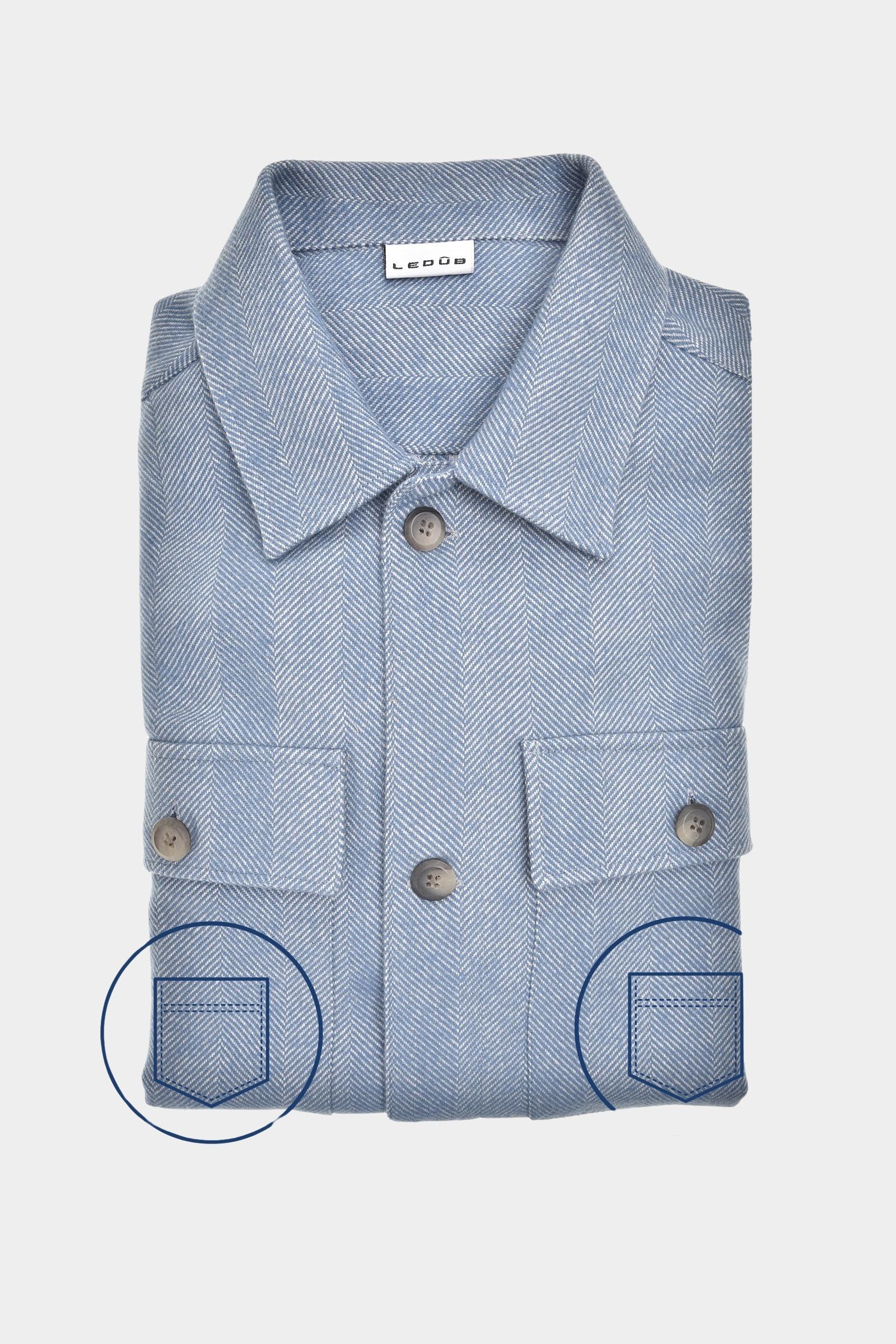 Ledub Overshirt Blauw O5 0143205/160-000-000