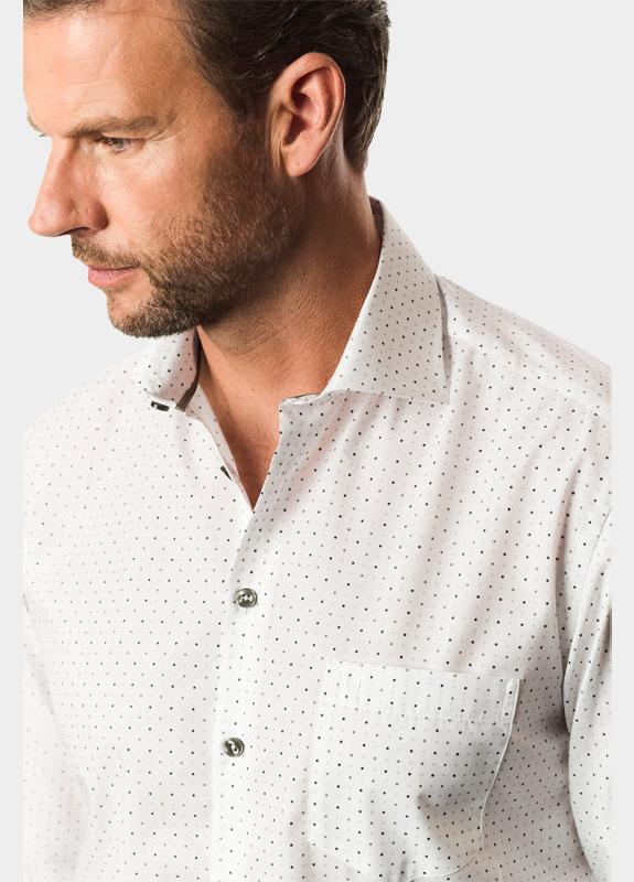 Ledub Business hemd lange mouw Wit LE24302 MFN5 0143290/915-535-000