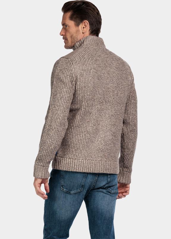 Baileys Vest Bruin Cardigan Zip  Front 522095/805