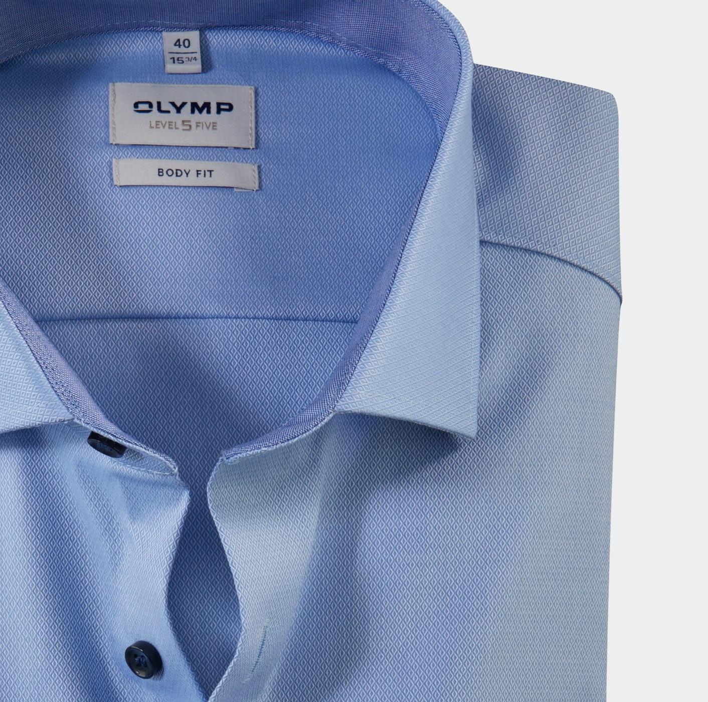 Olymp Business hemd lange mouw Blauw 0531/64 Hemden 053164/11