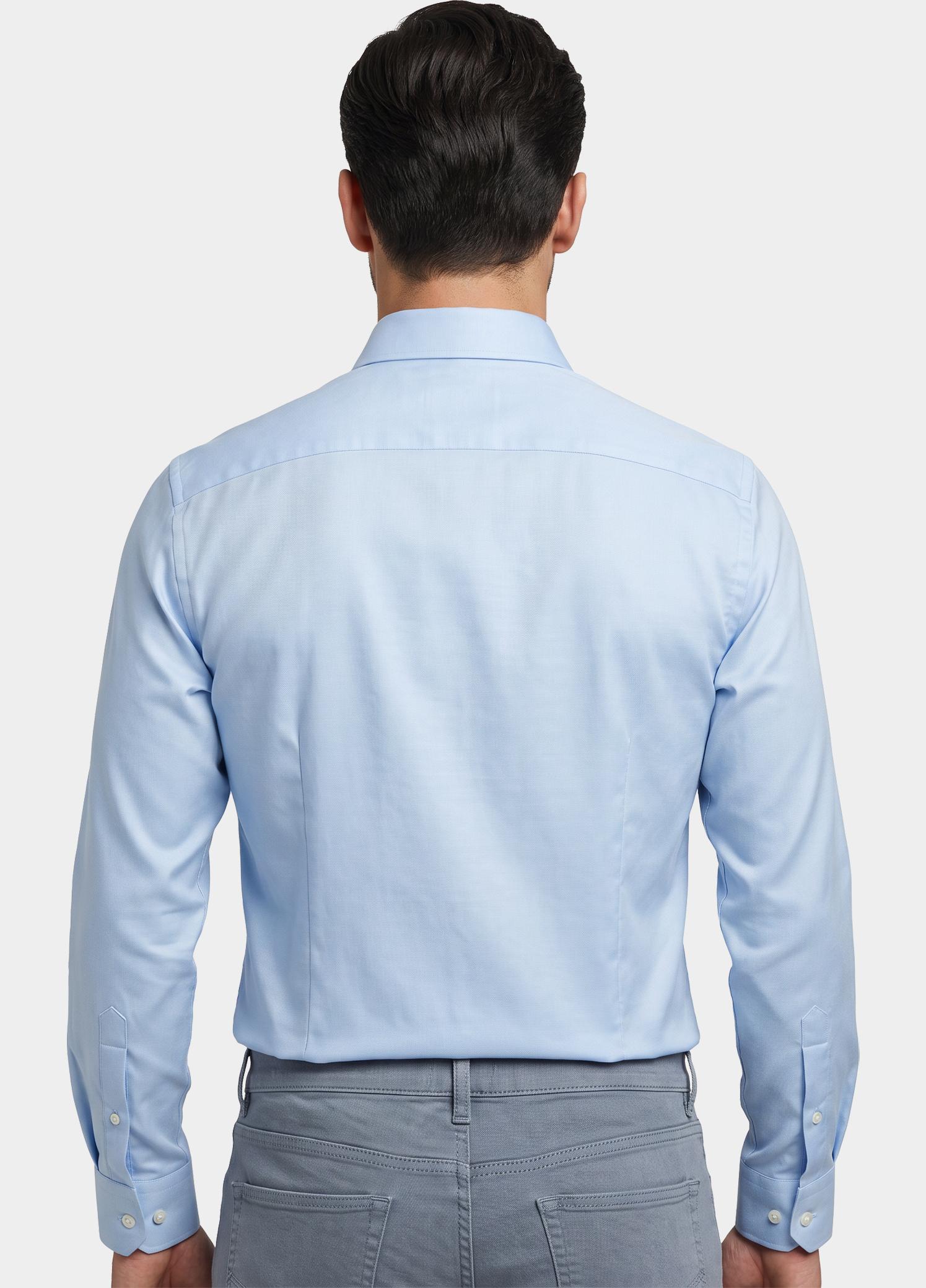 Olymp Zakelijk overhemd heren Blauw 130524-Hemden 130524/11