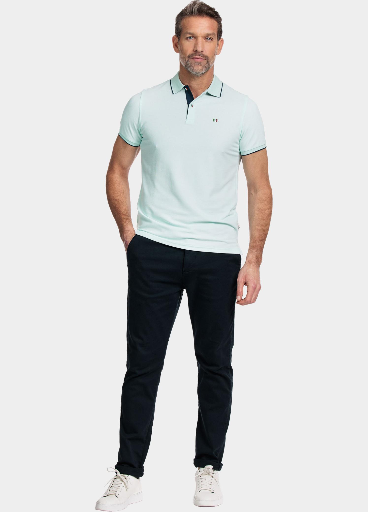 Giordano Polo heren Groen Nico Signature Polo SS Pique 416587/71