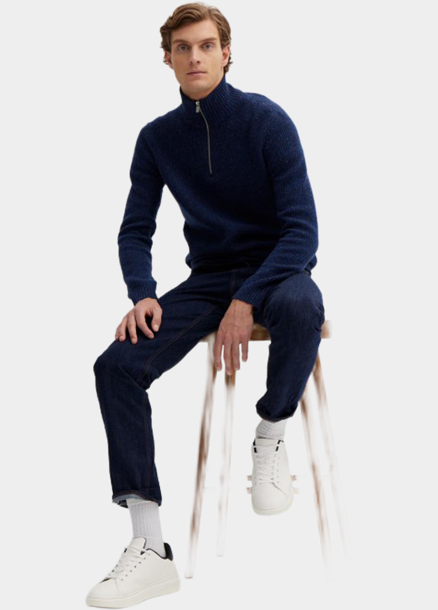 Basefield Half Zip Blauw  219018515/654