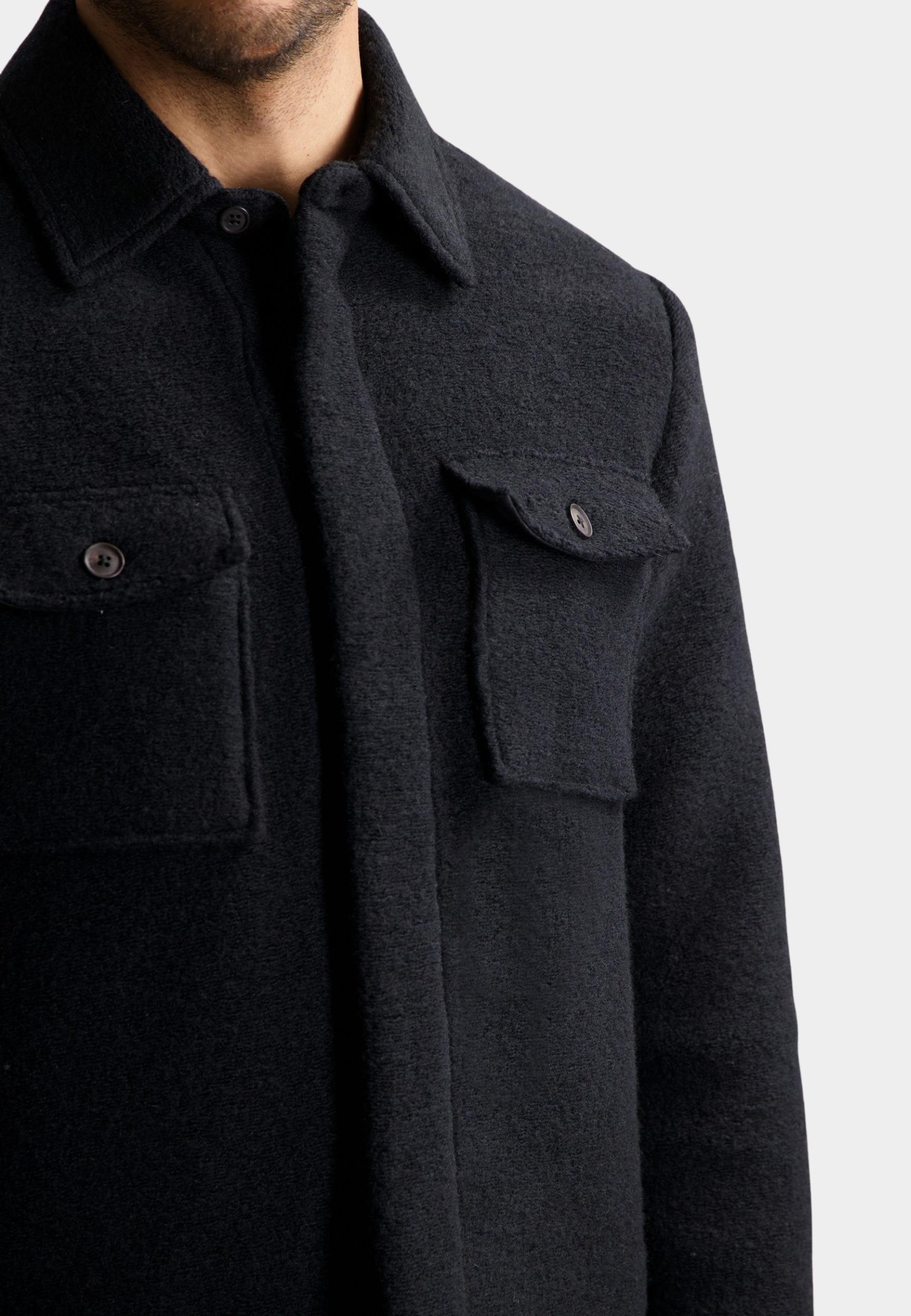 Dstrezzed Overshirt Zwart DS_Teppe Overshirt 151015-AW25/999