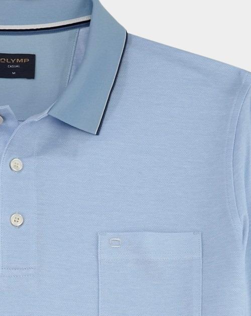 Olymp Polo korte mouw Blauw Polo PiquÃ© Bicolor 540752/11