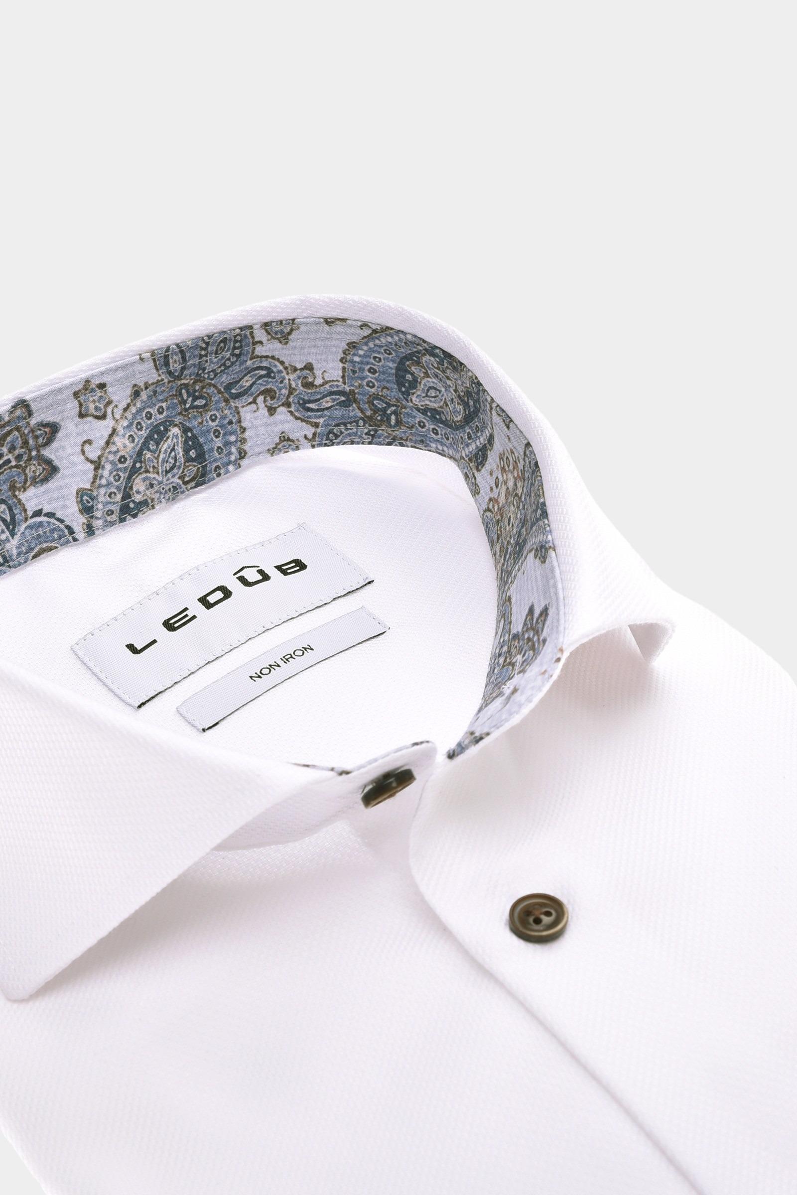 Ledub Business hemd lange mouw Wit MFN5 0143163/910-120-000