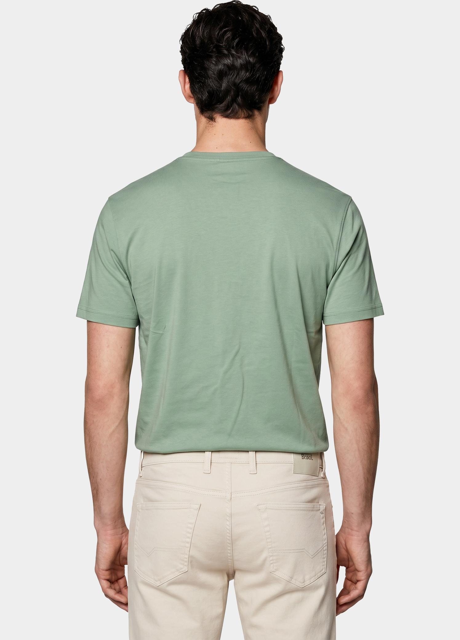 Supply & Co. T-shirt heren Groen Basic T-shirt SCO25108BA01/343 surf side