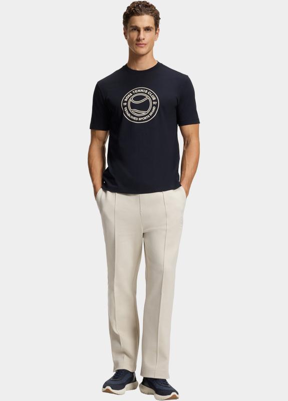 BOSS Green T-shirt heren Blauw TS_Join Logo 10274735 01 50553648/402