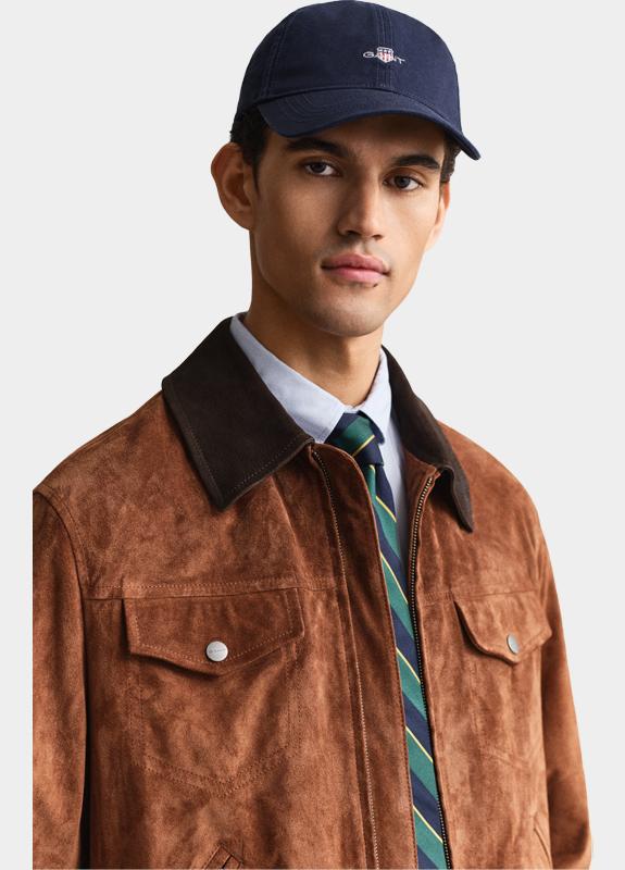 Gant Pet Blauw Shield pet van katoenkeper 9901311/410