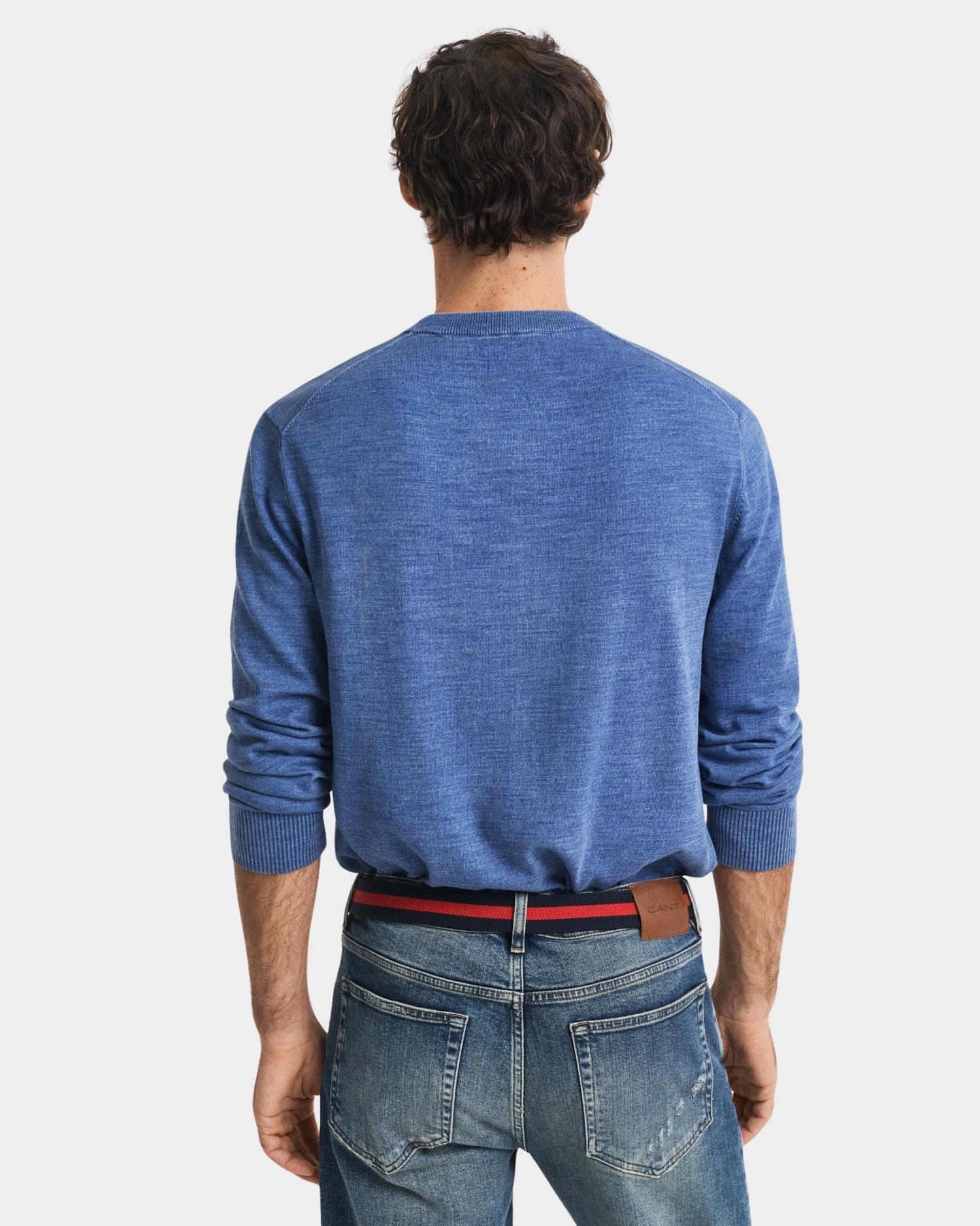 Gant Pullover Blauw SUNFADED C-NECK 8050244/423