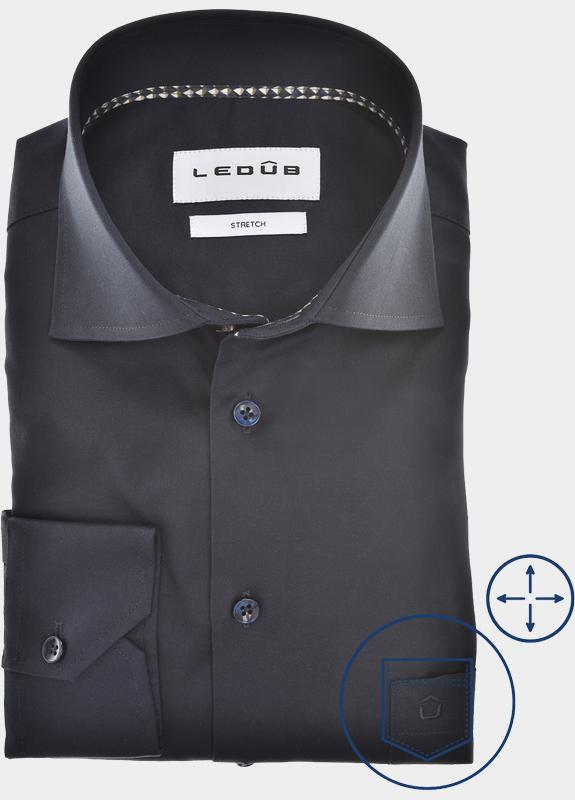 Ledub Business hemd lange mouw Blauw  0143111/190-195-000