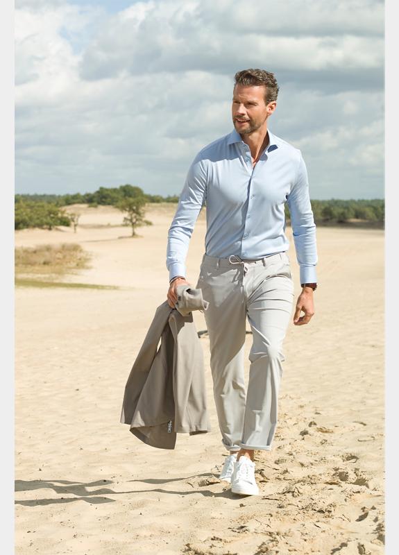 Ledub Business hemd lange mouw Blauw  0143305/130-000-000