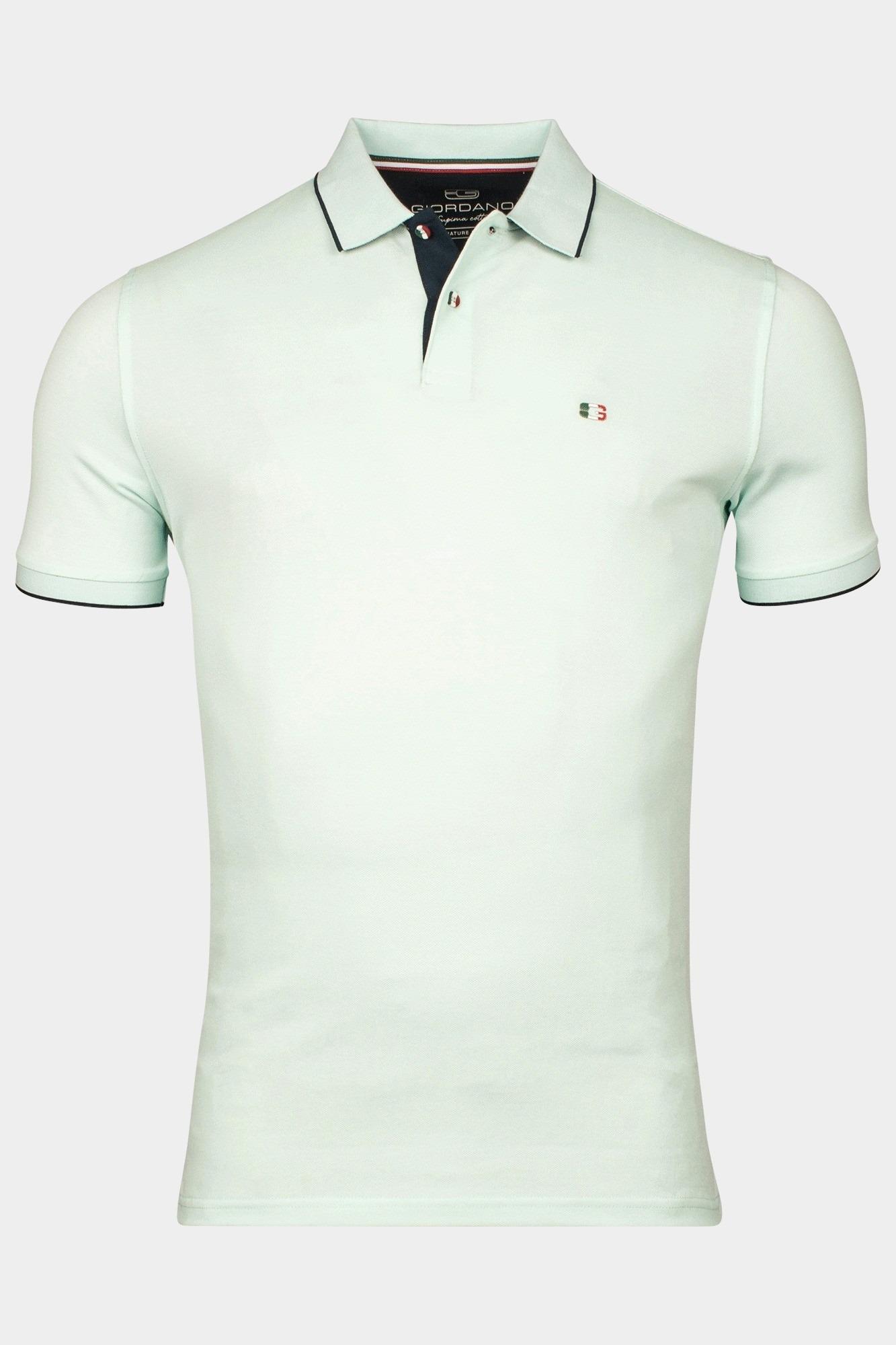Giordano Polo korte mouw Groen Nico short sleeve signature p 516587/71