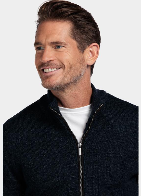 Baileys Vest Bruin Cardigan Zip - Lined Quilted 522173/602