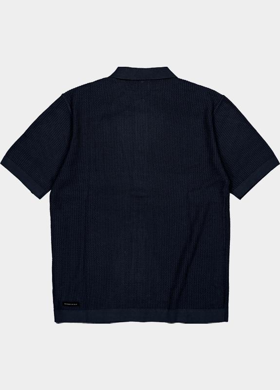 Butcher of Blue Casual hemd korte mouw Blauw Durrow M2616005/890