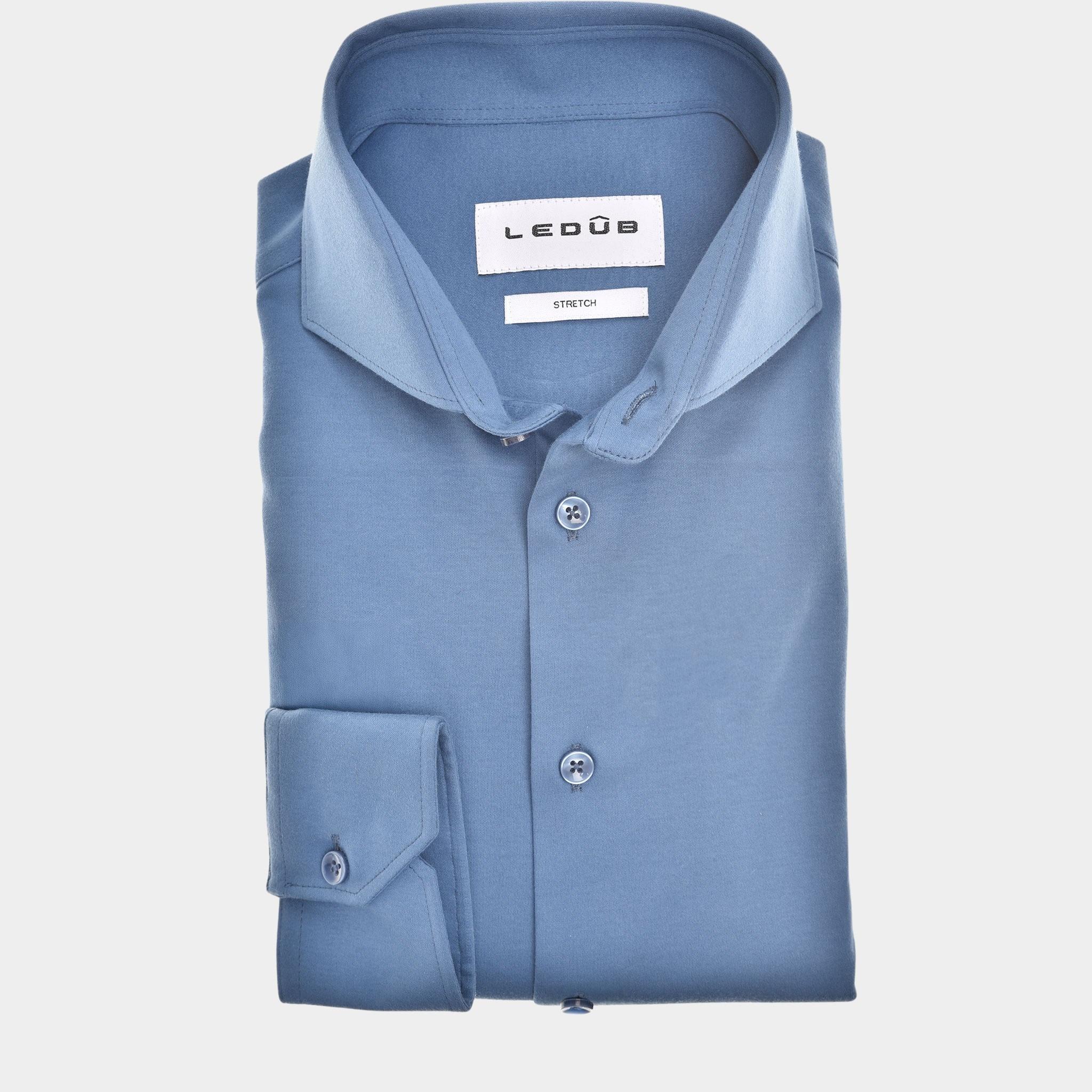 Ledub Business hemd lange mouw Grijs  0142965/155-000-000