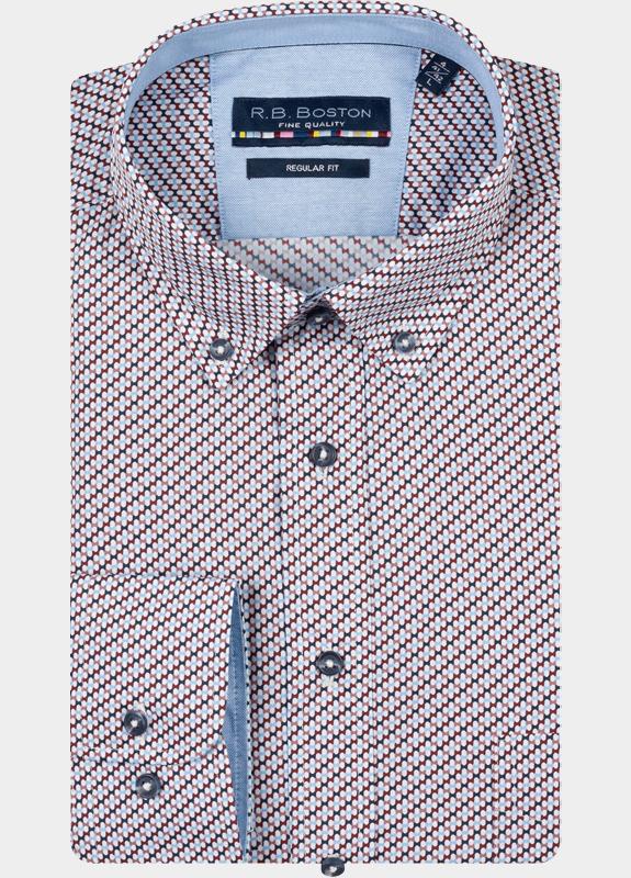 R.B. Boston Casual hemd lange mouw Multi Franklin LS Button Down 527670/404