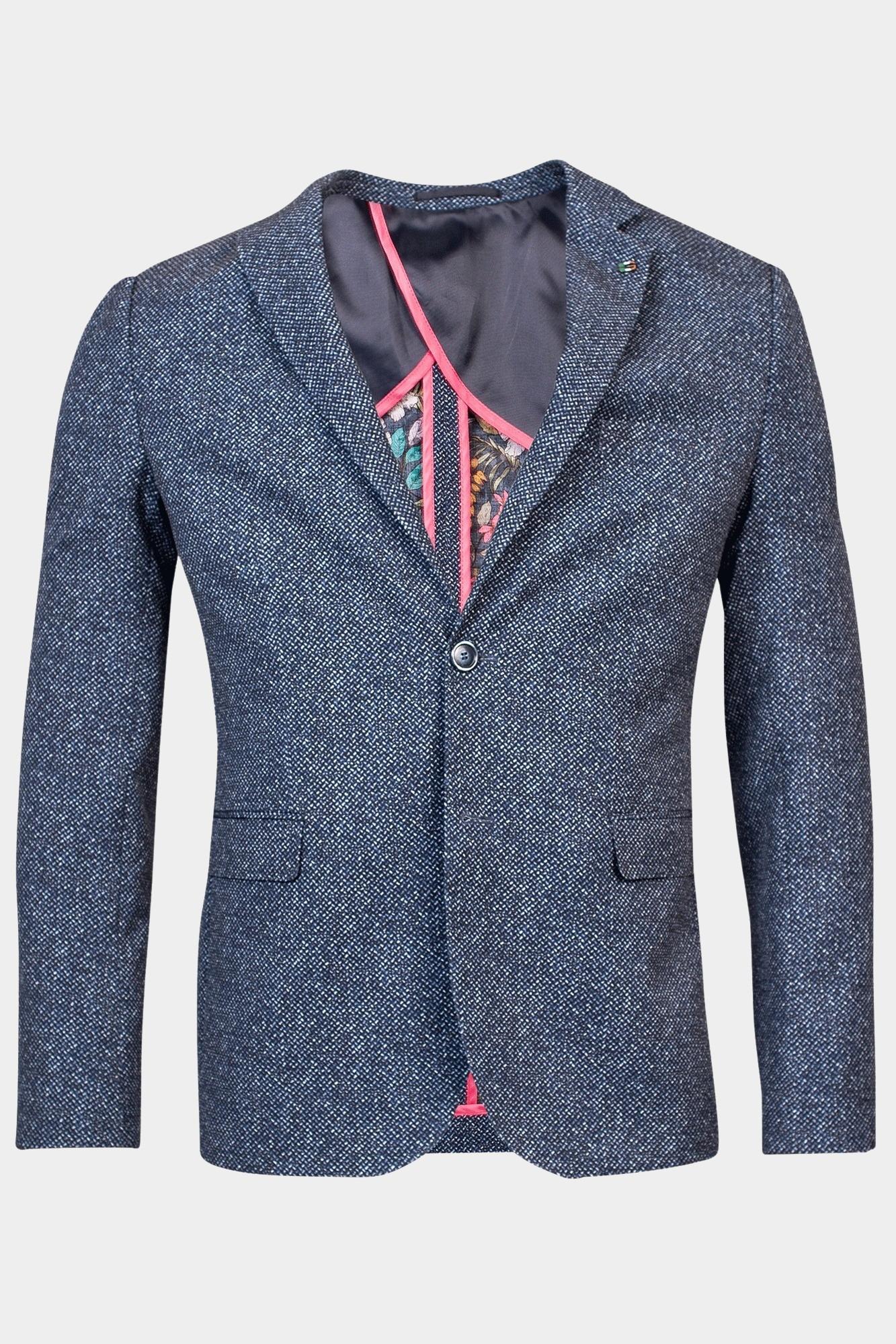 Giordano Blazer Blauw Blazer Robert Technical Stret 322611/60