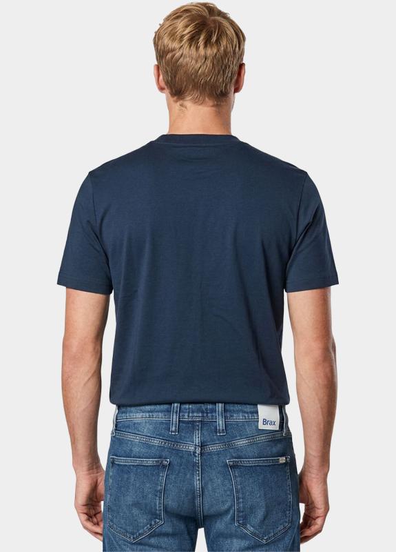 BOSS Orange T-shirt heren Blauw Te_interlock 10262456 01 50554790/464