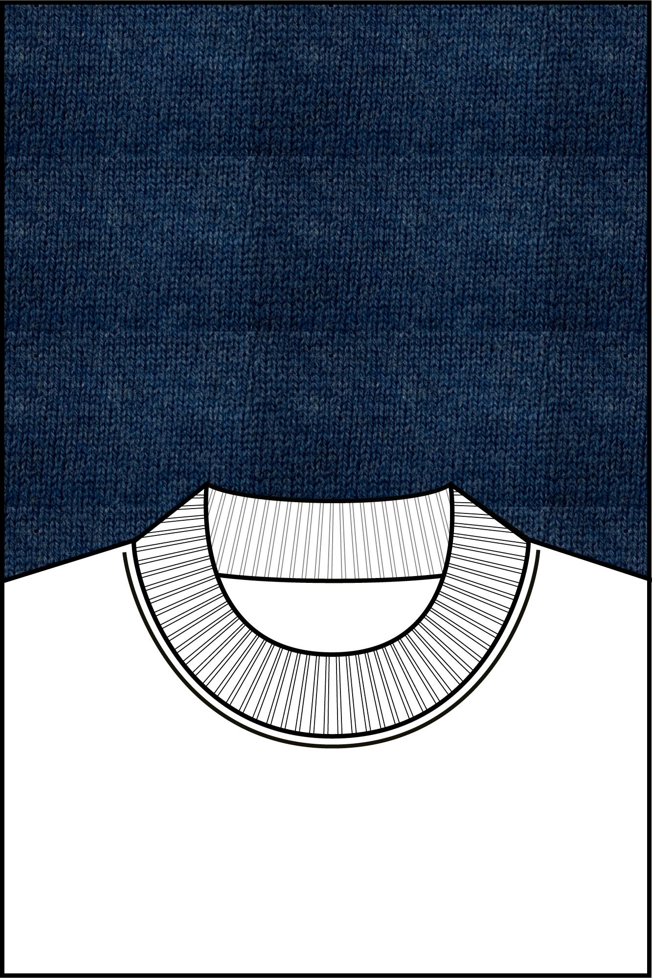 Baileys Turtle neck Blauw Turtle Neck Pullover  Pima Co 528600/675