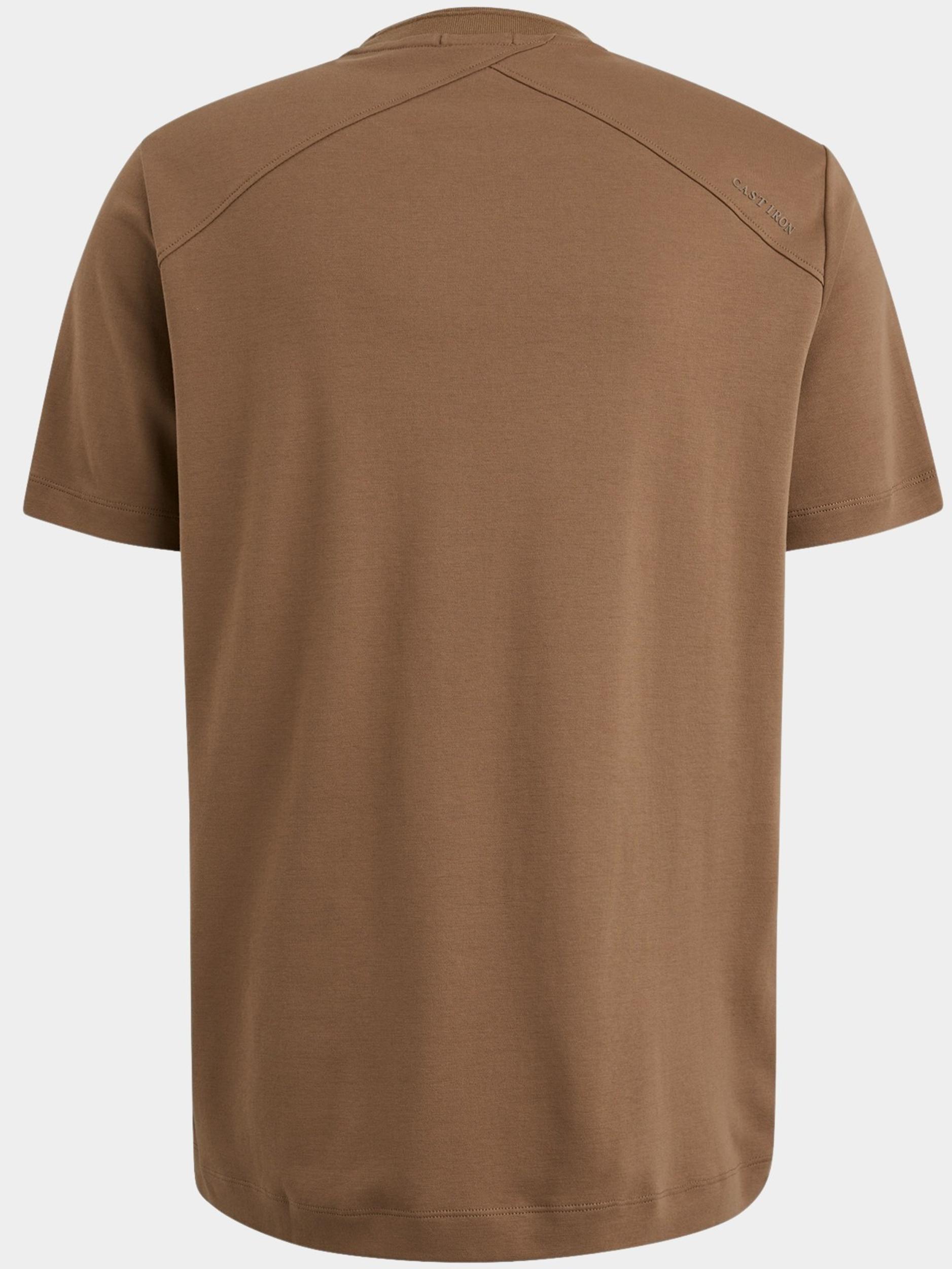Bruin shirt korte mouw online