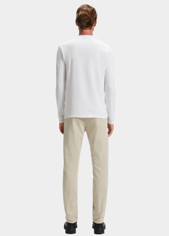 BOSS Orange T-shirt lange mouw Wit TChark 10242929 01 50473286/100