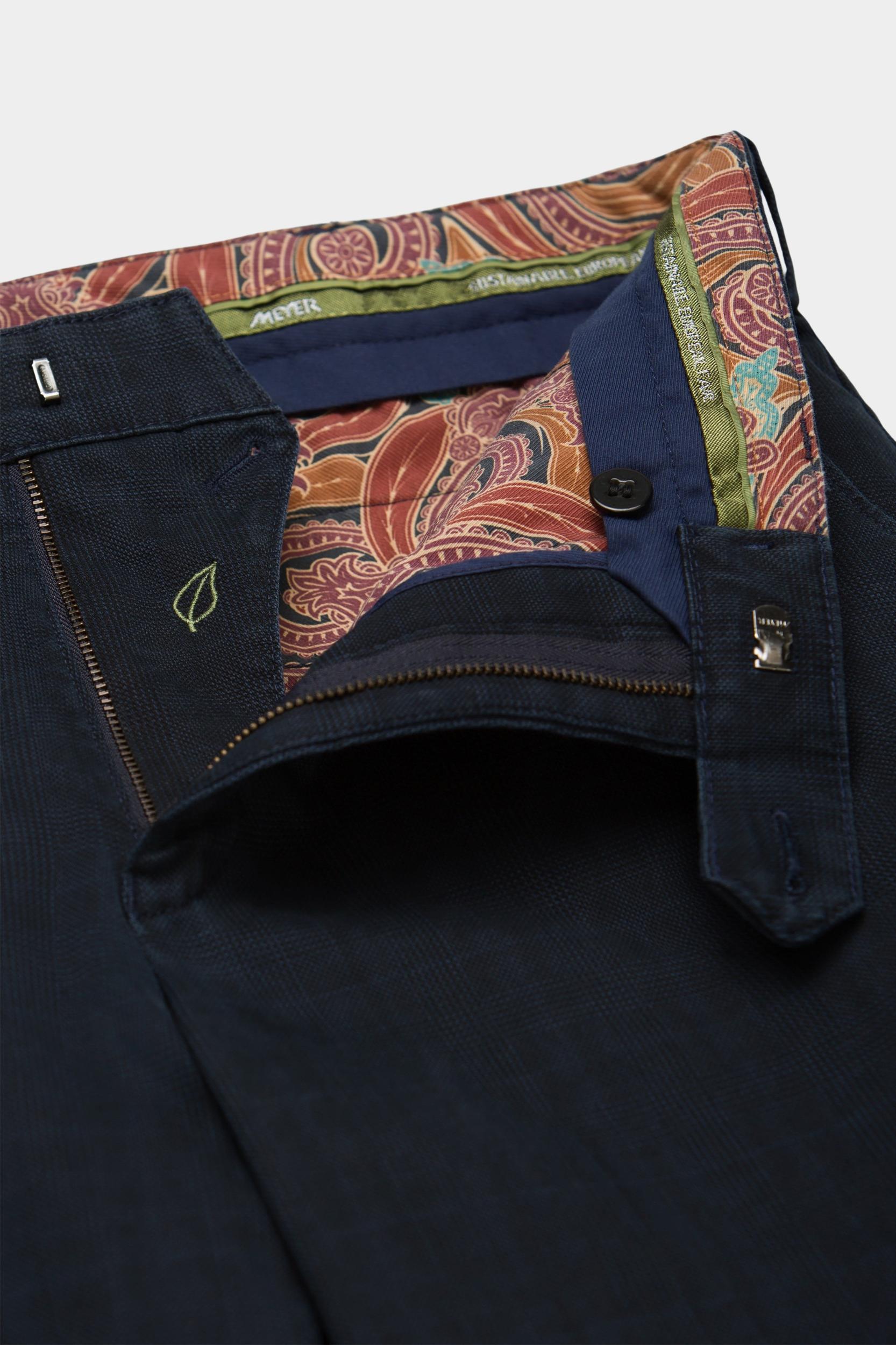 Meyer Katoenen Broek Blauw BONN Art.2-5621 1022562100/18