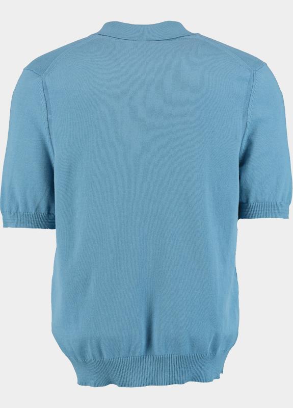 BOSS Orange Polo korte mouw Blauw Asac_P 10259532 01 50514223/462