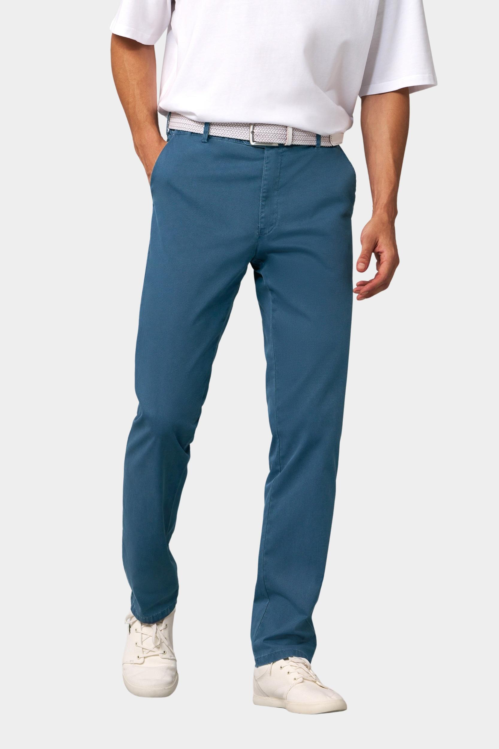 Meyer Katoenen Broek Blauw OSLO Art.1-5059 2231505900/17