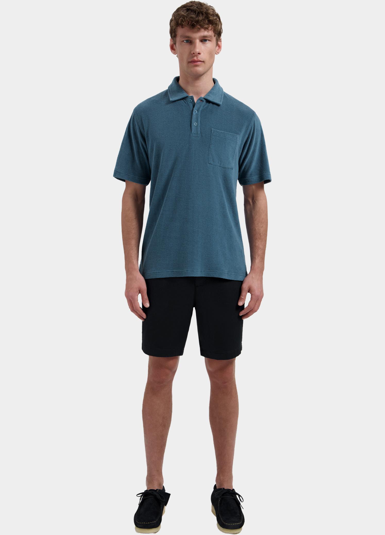 Dstrezzed Polo heren Blauw Roy Polo 240030/621