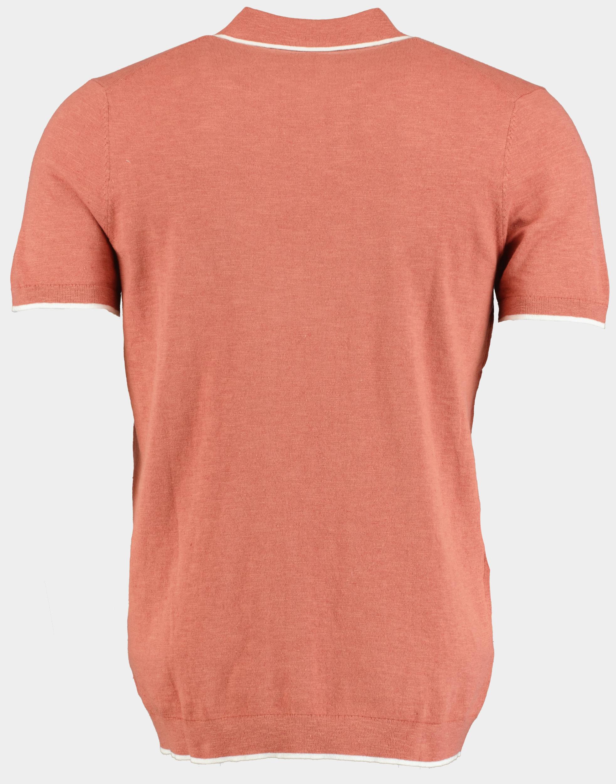 Commander Polo korte mouw Roze Polo-Pullover, 1/2 Arm 213013090/441