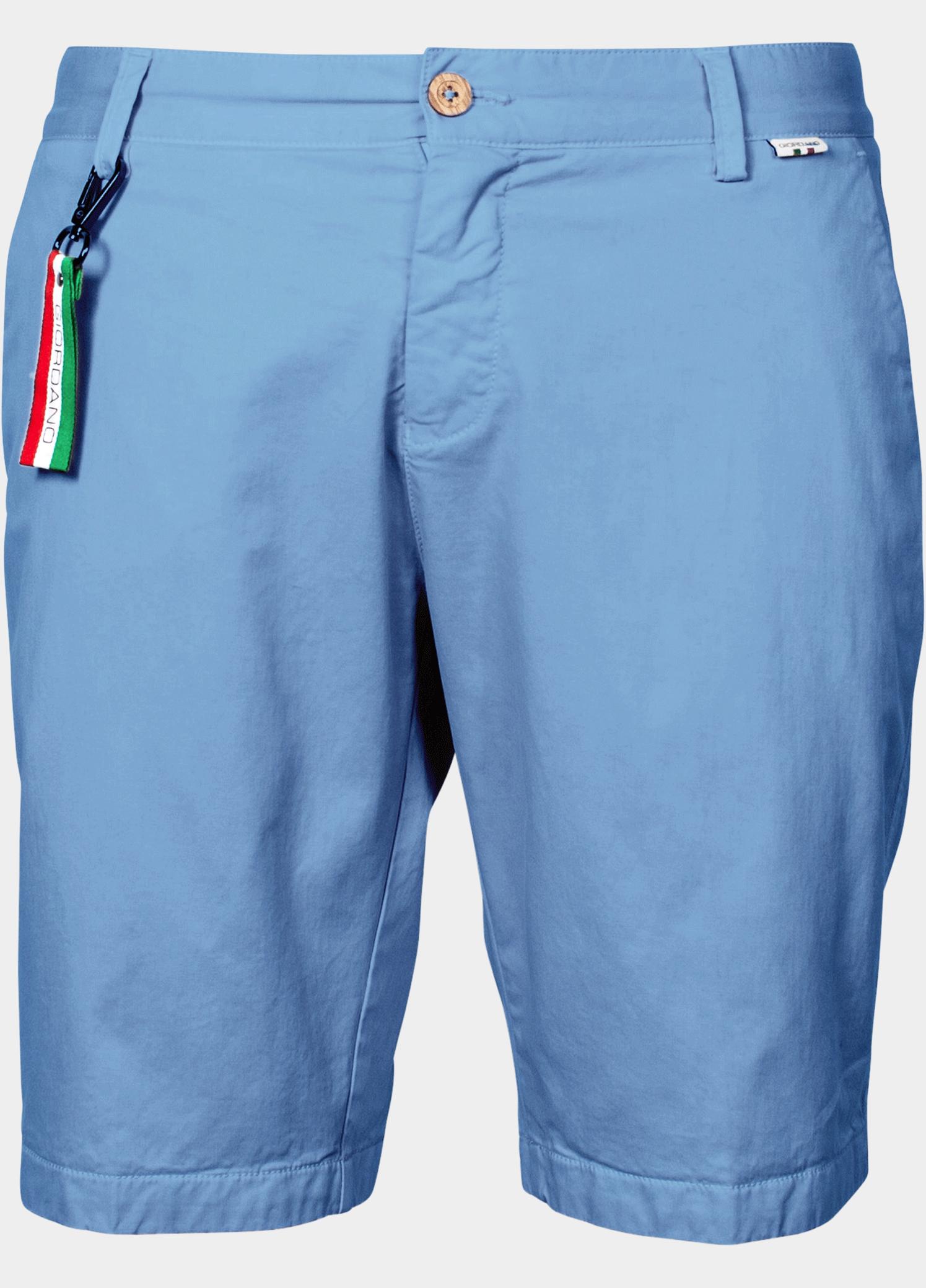Giordano Korte Broek heren Blauw Stockholm Short Garment Dyed 411115/61