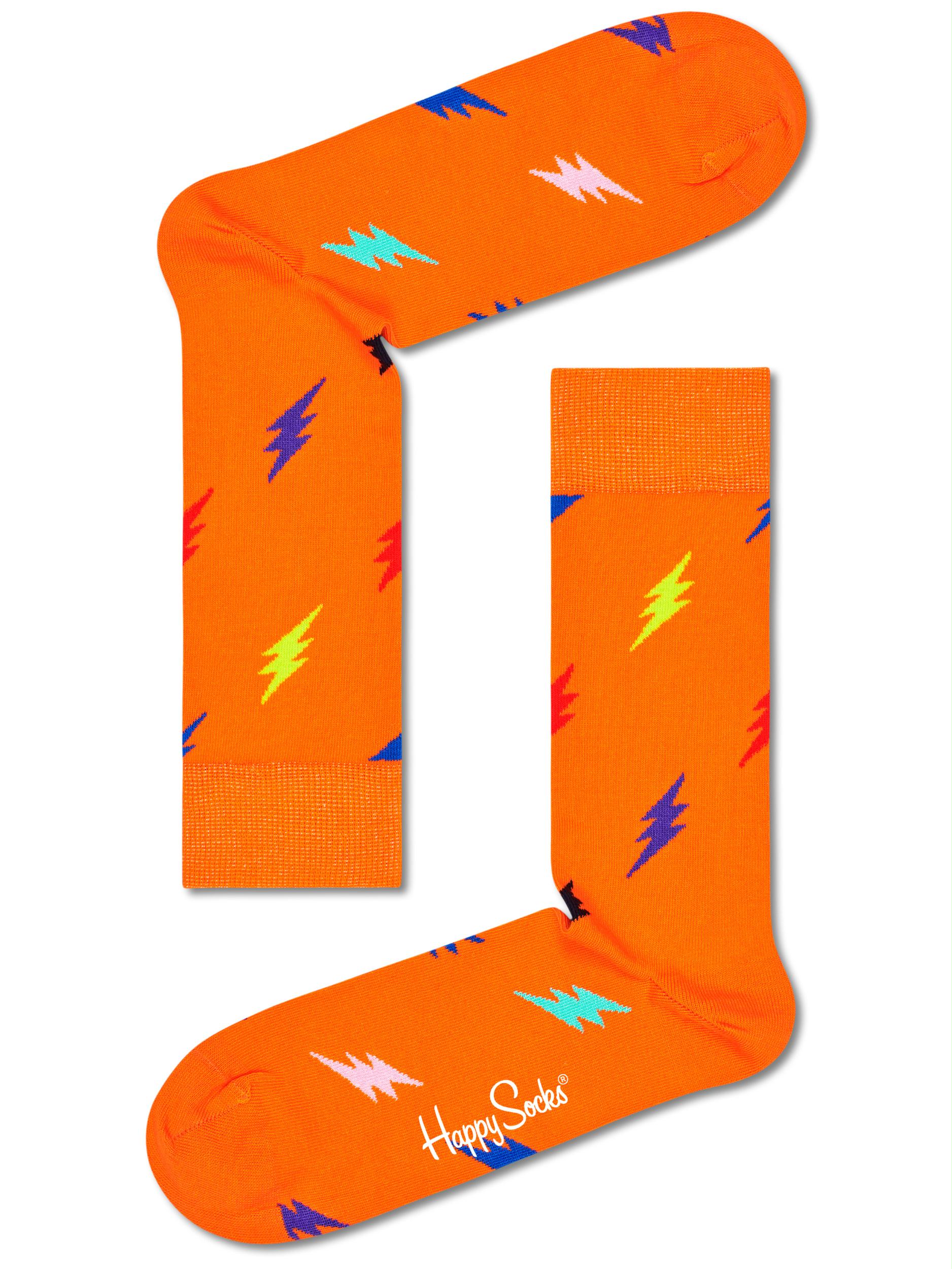 Happy Socks Sokken Oranje Lightning LGH01/2700