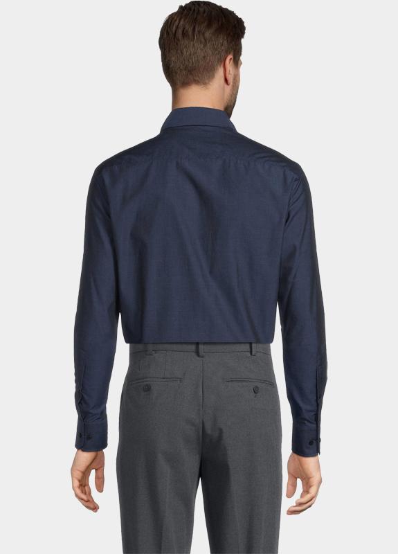 Michaelis Business hemd lange mouw Blauw  PMVH30001/B