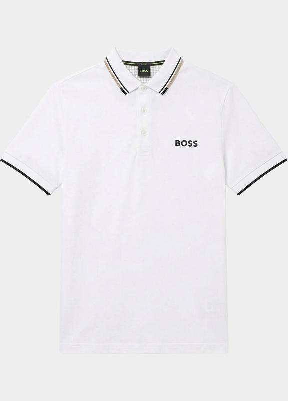 BOSS Green Polo heren Wit Paddy Pro 10226584 01 50469102/103