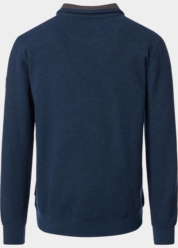Casamoda sweat halfzip Blauw Sweattroyer 126360010/146