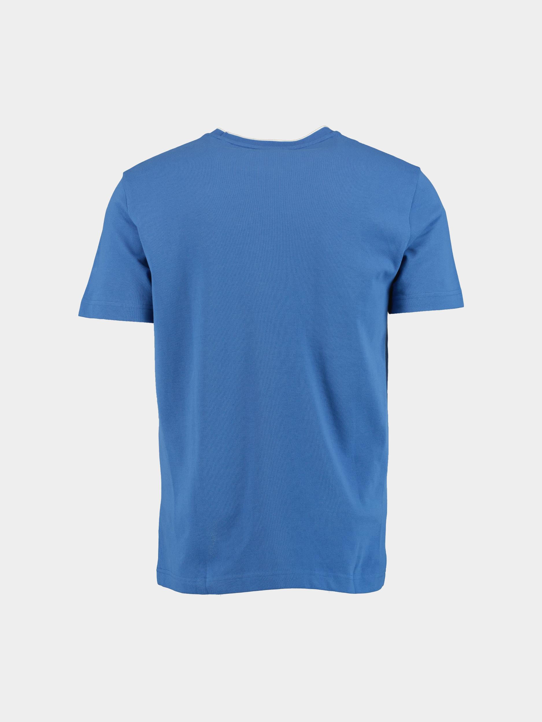 Gant T-shirt korte mouw Blauw Pique SS T-shirt 2033019/407