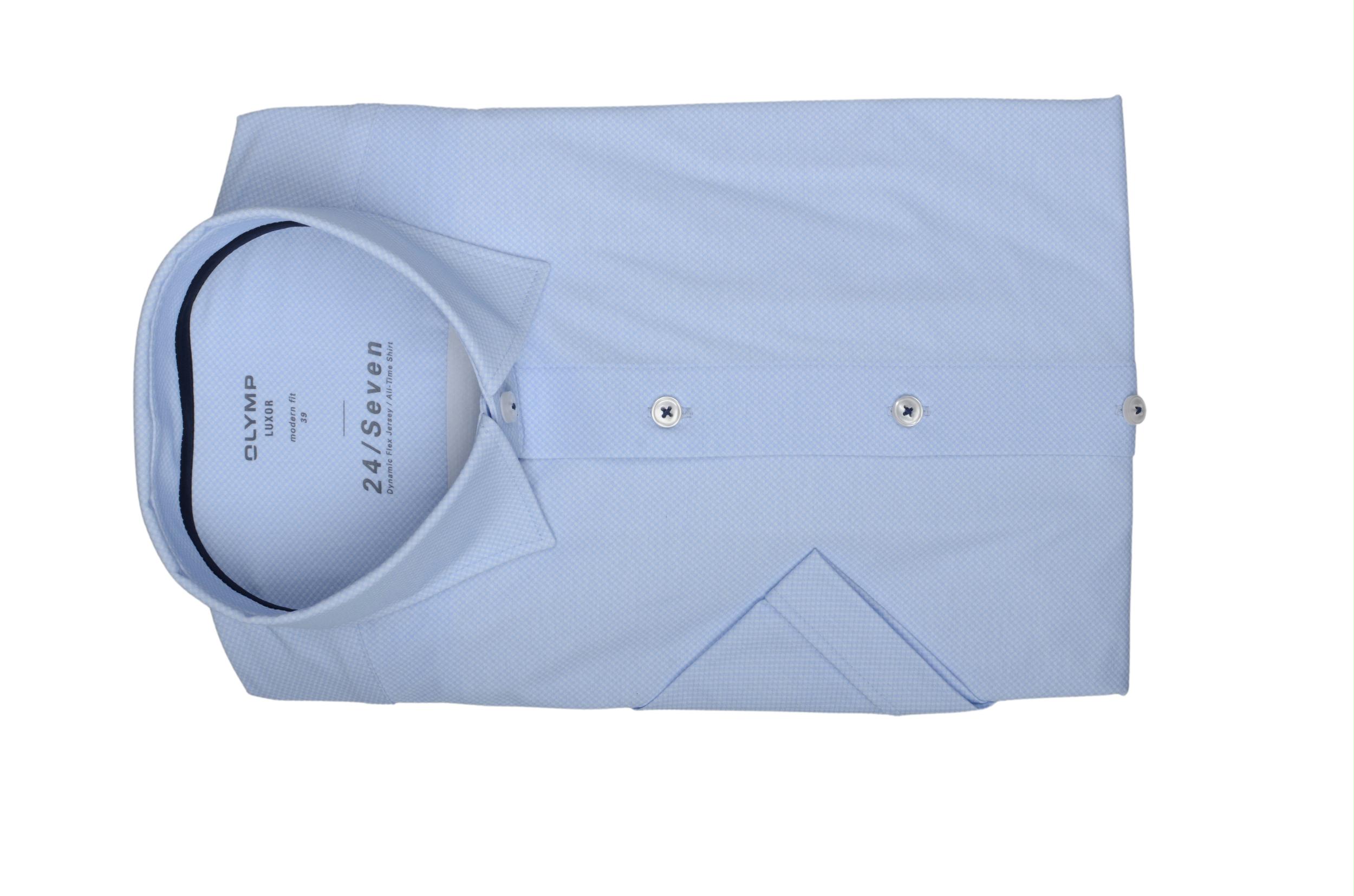 Olymp Business hemd korte mouw Blauw 1252/72 Hemden 125272/11
