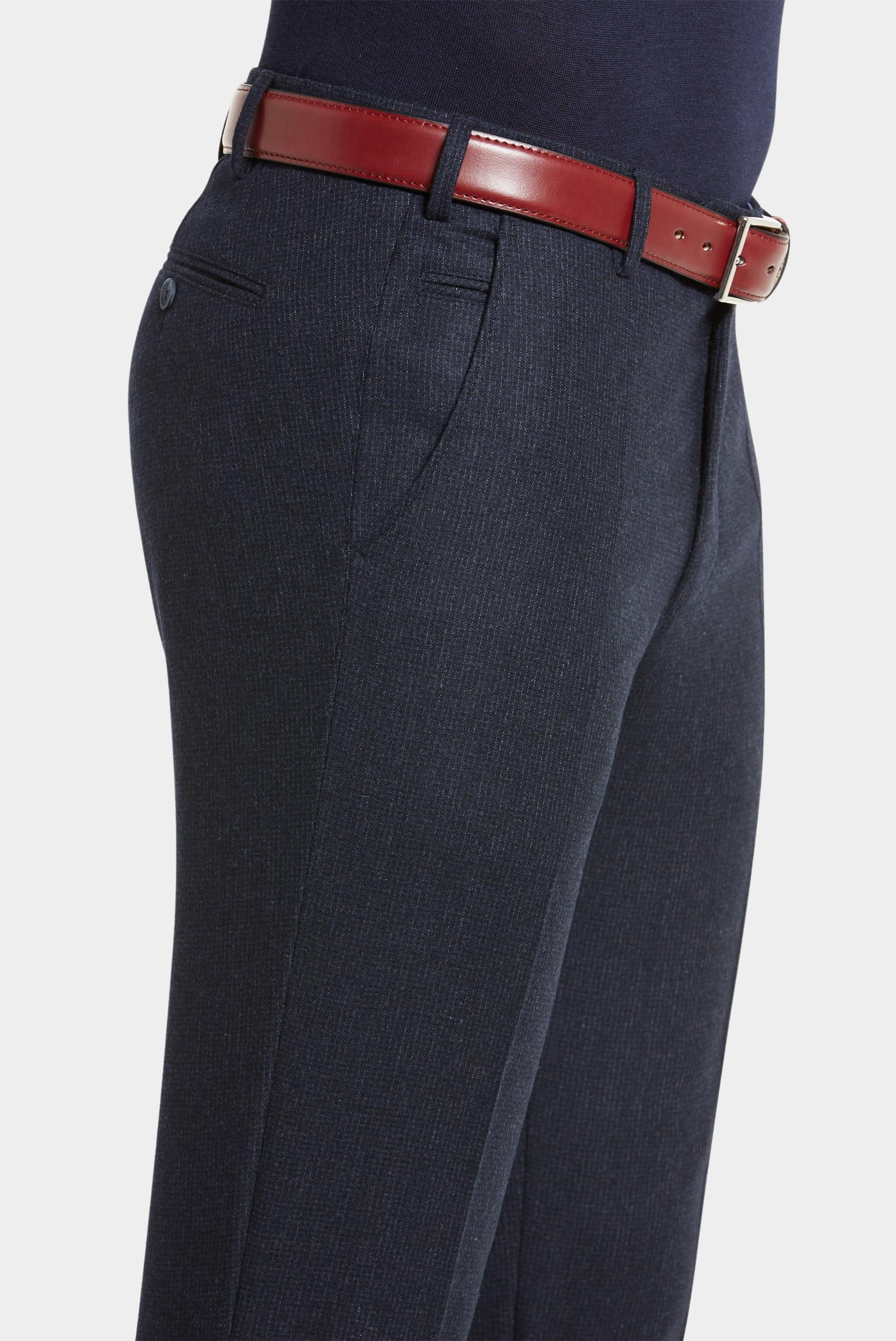 Meyer Wollen Pantalon Blauw BONN Art.2-2618 1022261800/19