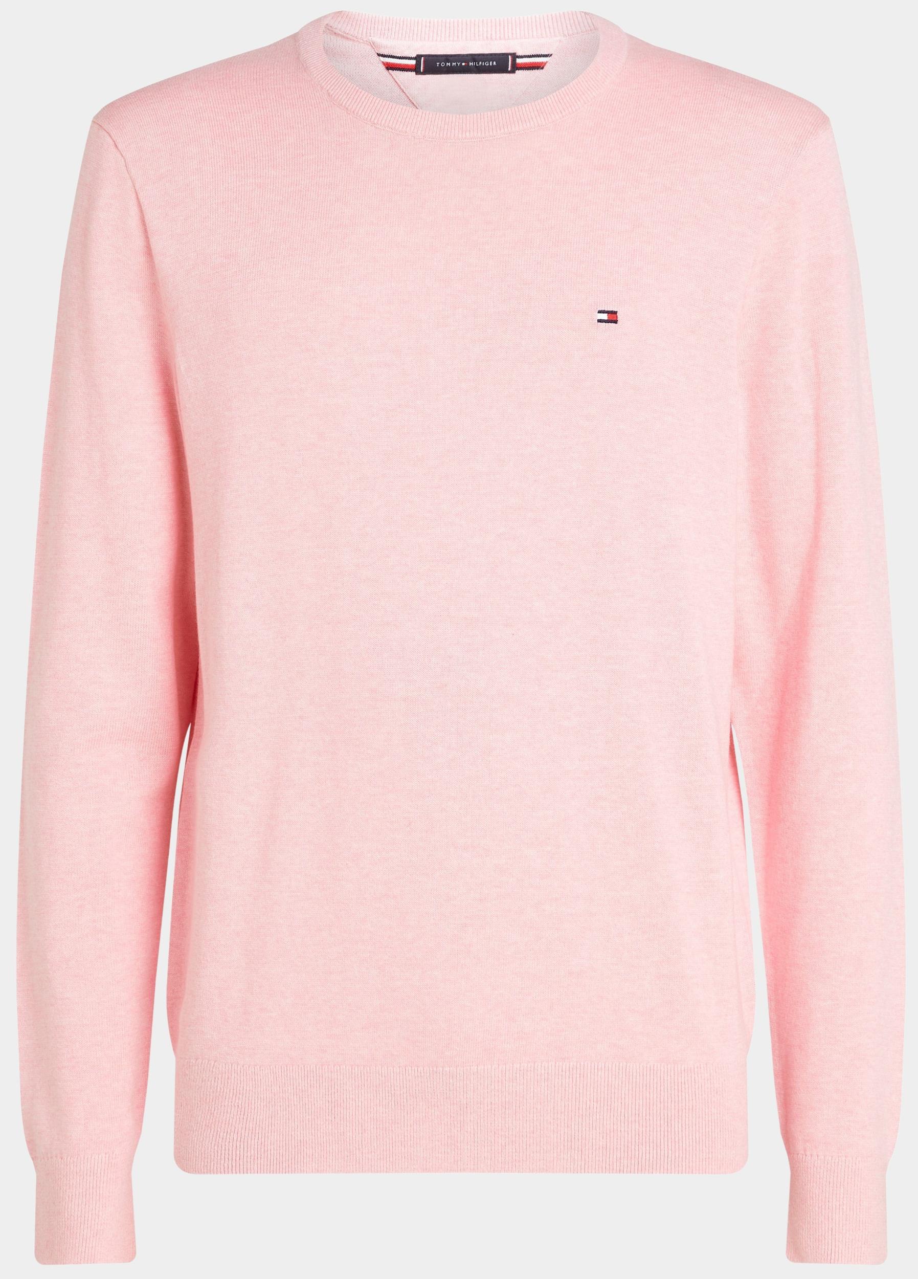 Tommy Hilfiger Pullover Roze Essential SSNL Cotton Crew Nec MW0MW39999/TZJ