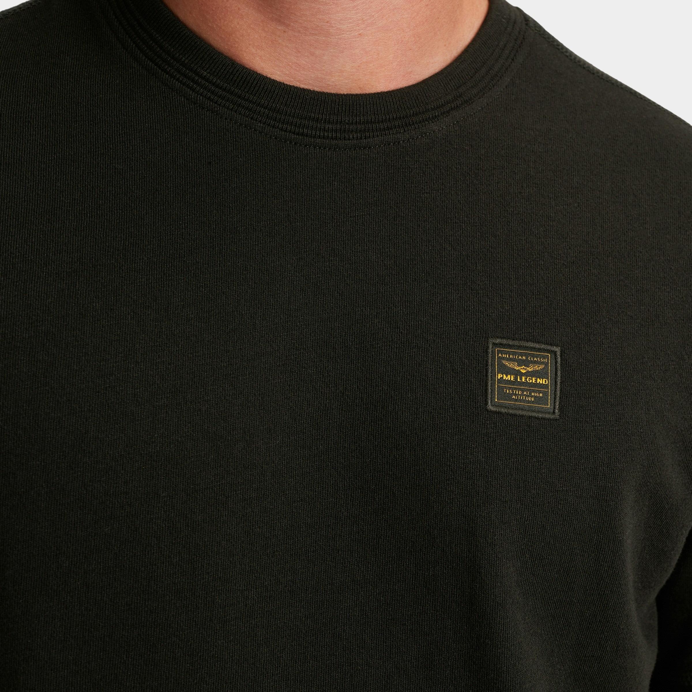 PME Legend T-shirt korte mouw Zwart Short sleeve r-neck heavy slu PTSS2509565/999