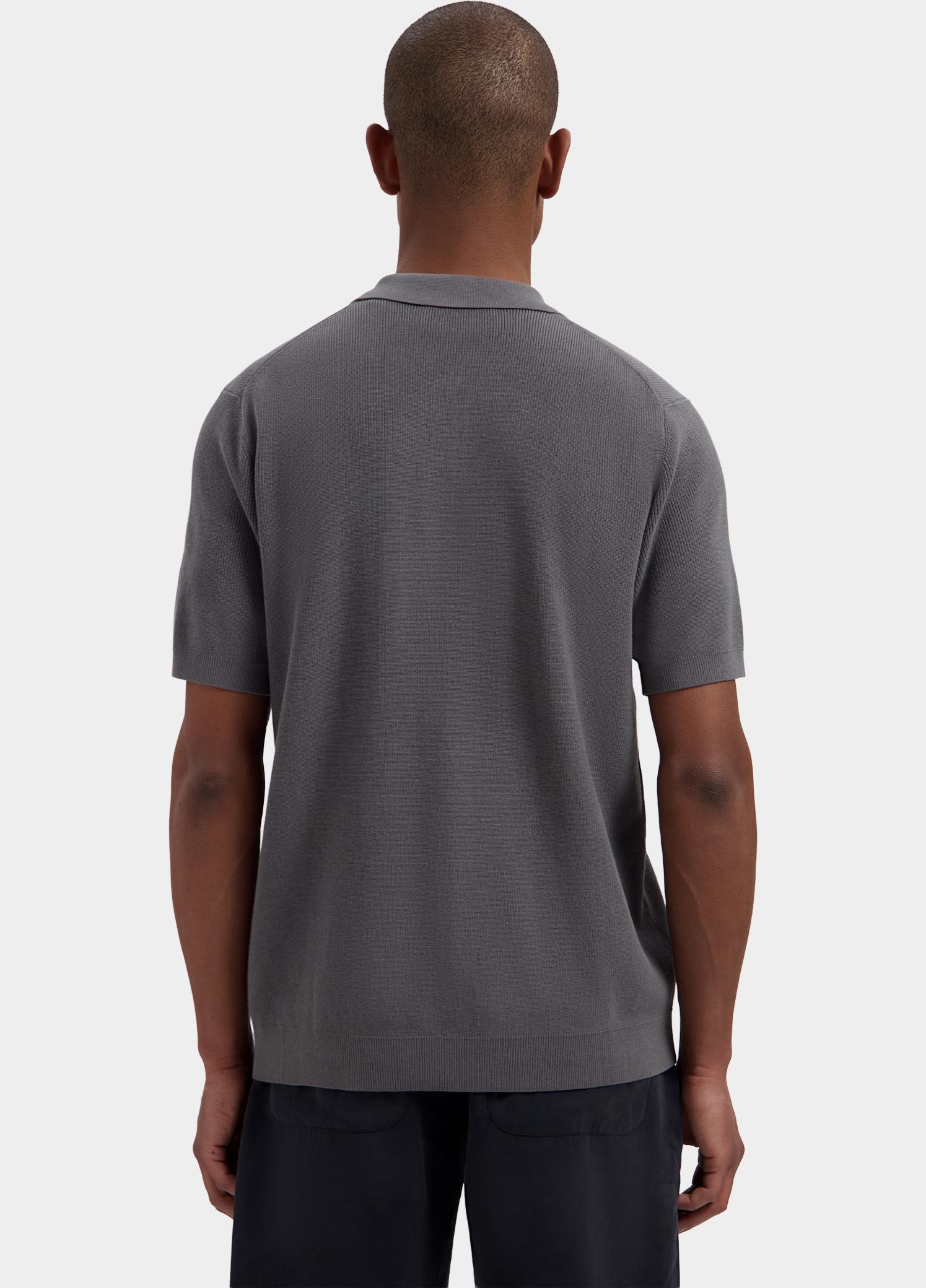 Dstrezzed Polo heren Grijs Silas Zip Polo 421158/879