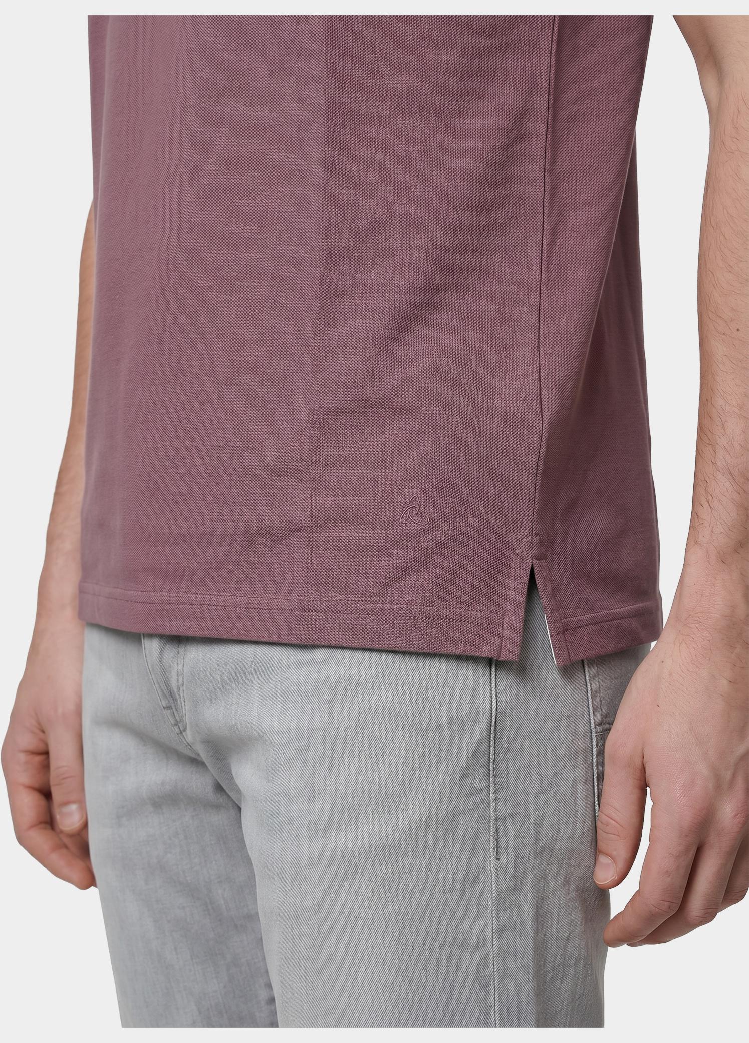 Scotland Blue Polo heren Paars Brick Polo Plain Contrast Col SPE25108BR06SB/765 grape