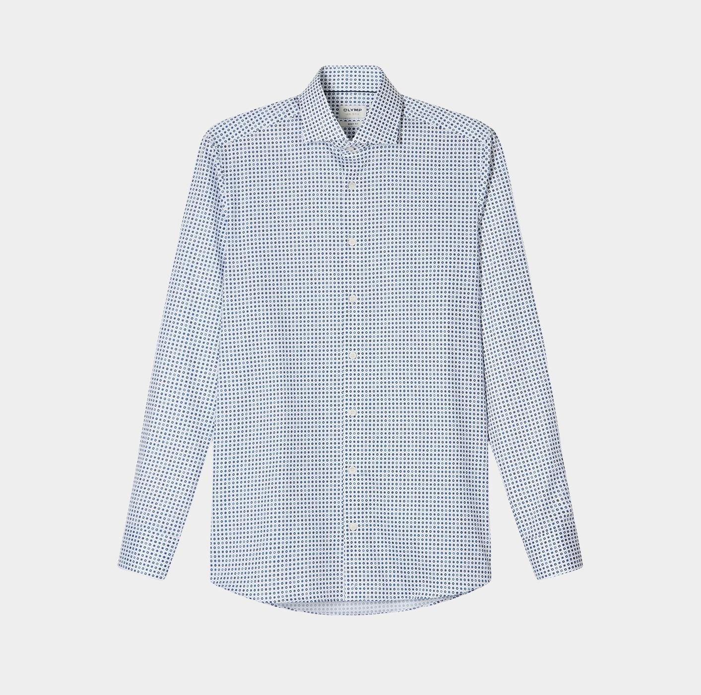 Olymp Overhemd extra lange mouw Wit Level Five 206489/00