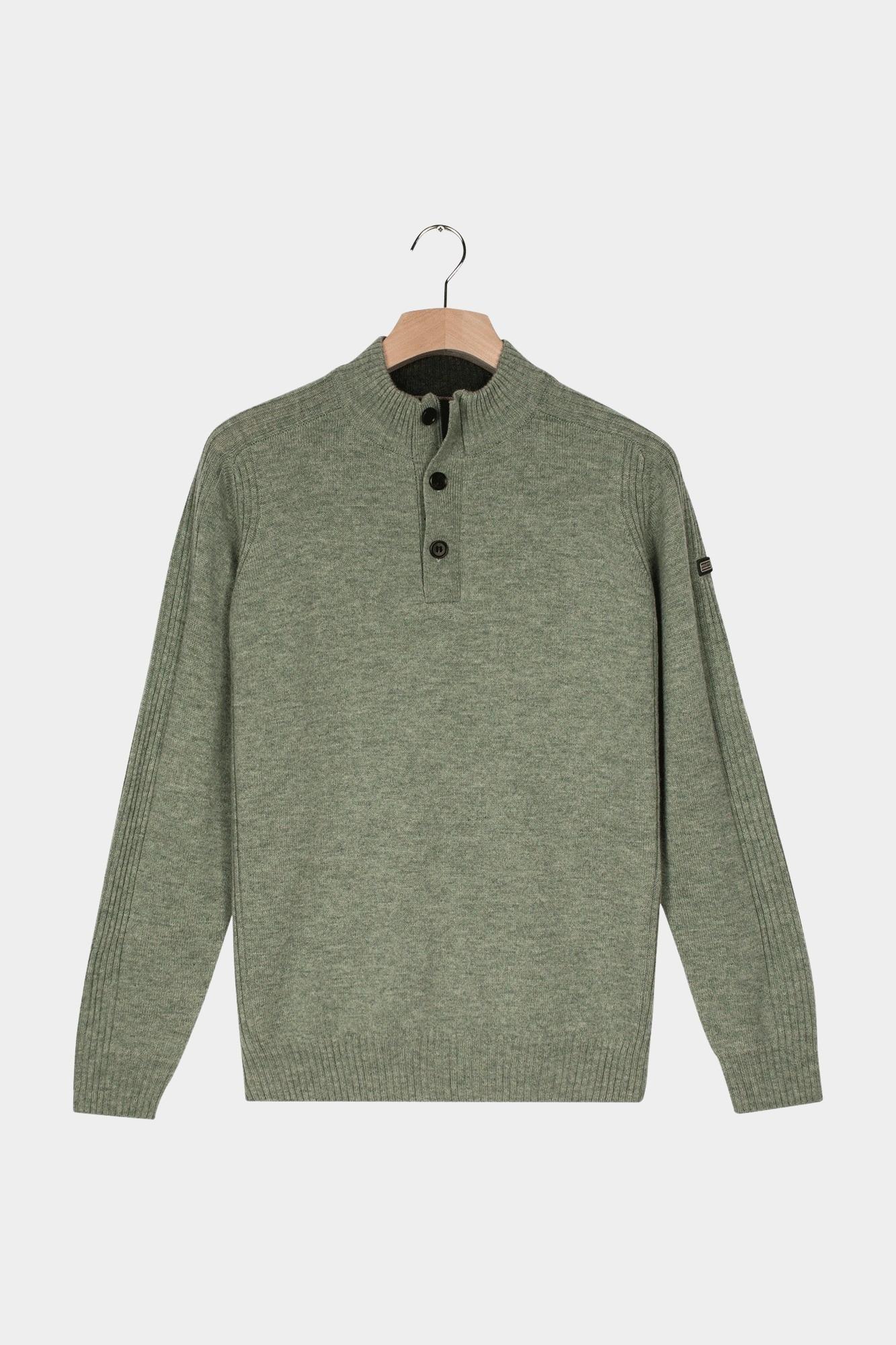 Baileys Half Zip Groen Pullover 1/2 Zip/Buttons 10gg 520095/725