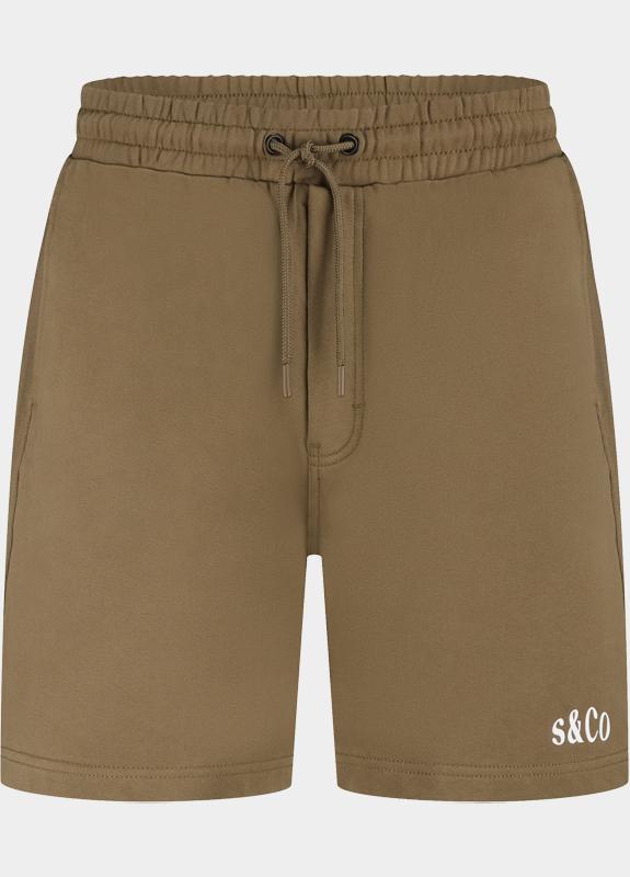 Supply & Co. Korte Broek heren Bruin Fisher Sweat Short SCO26109FI82/2002