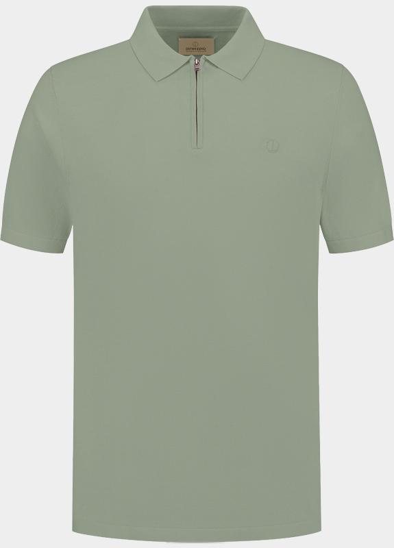 Dstrezzed Polo heren Groen DS_Dorian Zip Polo 420062/564