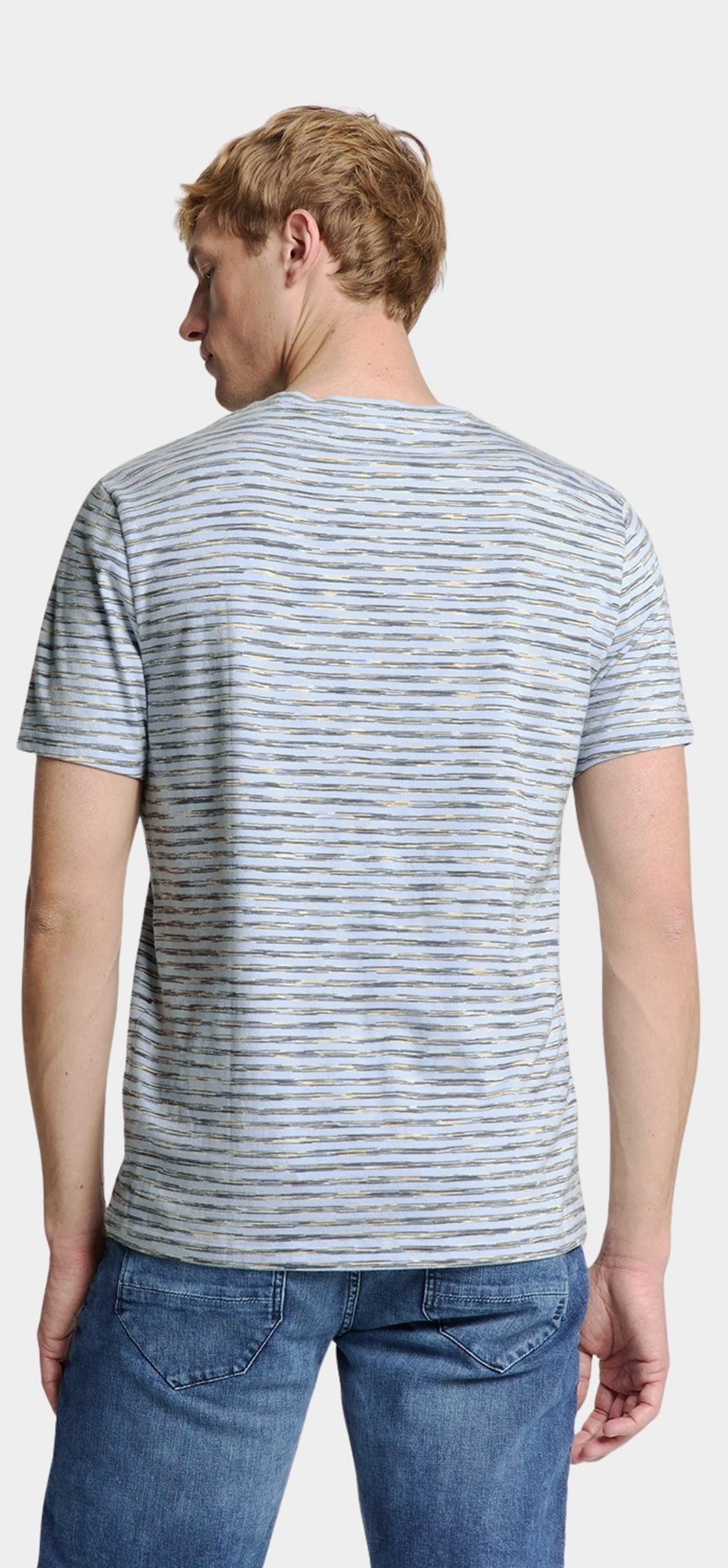 No Excess T-shirt korte mouw Blauw T-Shirt Crewneck Multi Colour 28340470/134