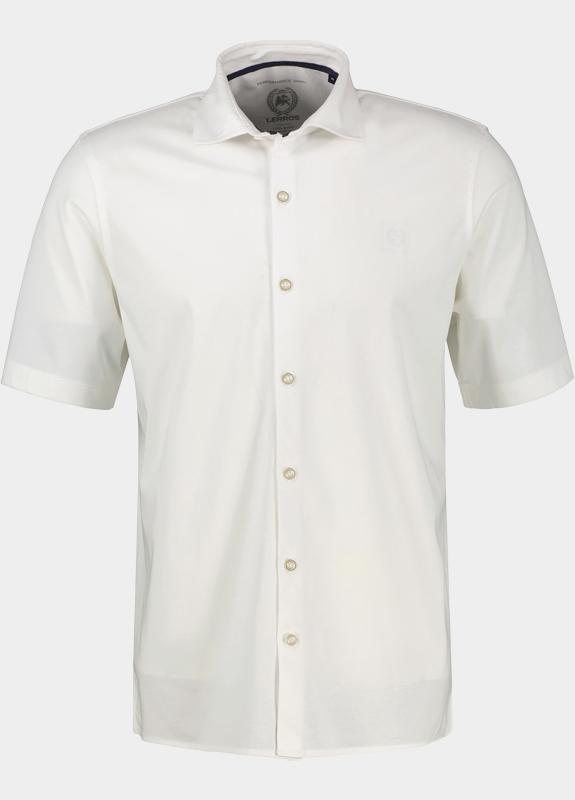 Lerros Casual hemd korte mouw Wit  2632346/103