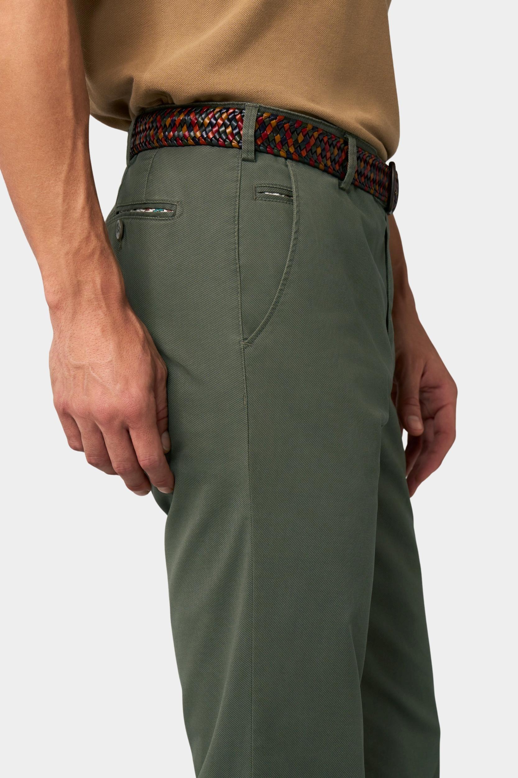 Meyer Katoenen Broek Groen BONN Art.1-5055 1021505500/26